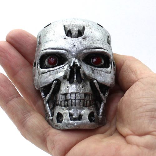 The Terminator Endoskeleton Skull FRIDGE MAGNET Arnie I'll Be Back